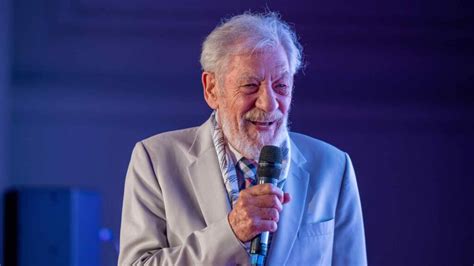 Sir Ian Mckellen Collects Lifetime Achievement Award At Stonewall