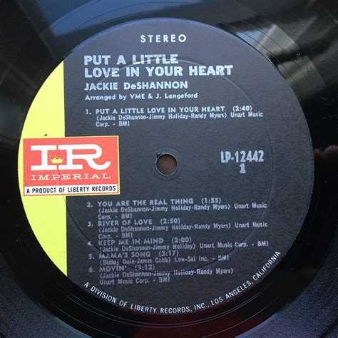 Jackie Deshannon — Put A Little Love In Your Heart Vinyl Distractions