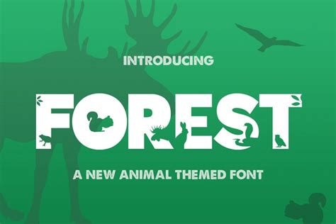 15 Best Zoo Animal Fonts Design Inspiration