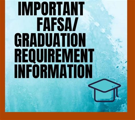 Important Fafsa Graduation Requirement Information Northwood Falcons