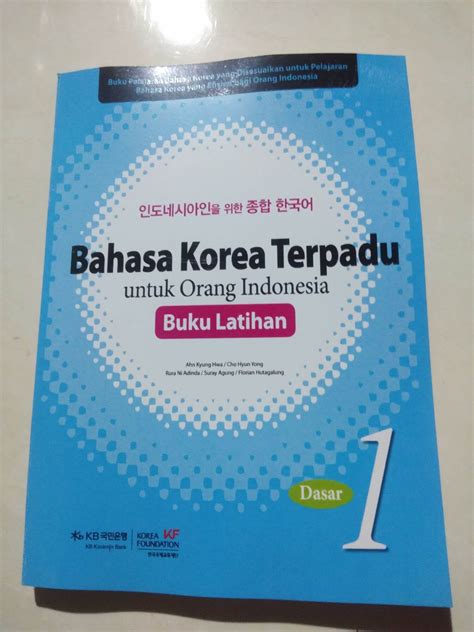Bahasa Korea Terpadu... dasar 1...Ahn Kyung Hwa | Lazada Indonesia