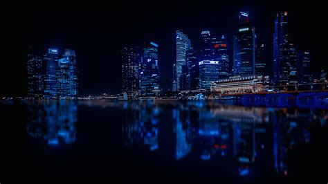 Singapore Nigh Cityscape Wallpapers Hd Wallpapers Id 23139