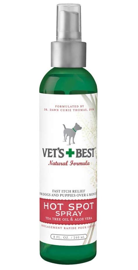 Vets Best Natural Hot Spot Spray For Fast Itch Relief 8 Oz