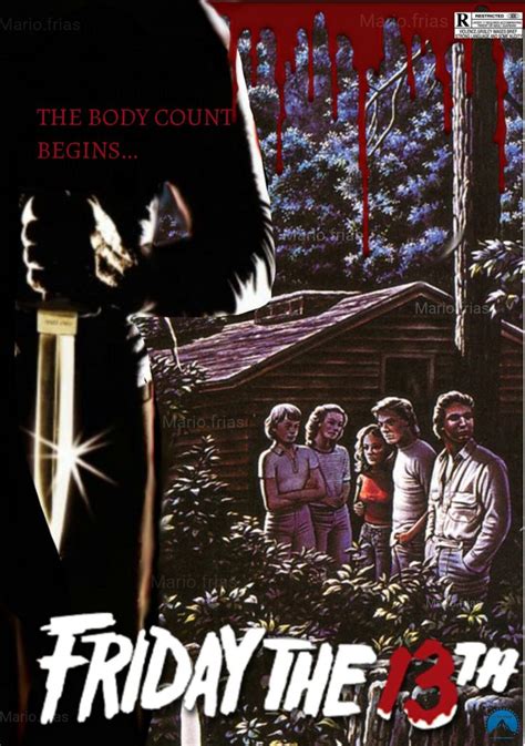 Friday The 13th Horror Movie Slasher 1980 Fan Made Edit Posters De Films Horreur Film Horreur