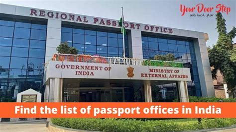 Find The List Of Passport Offices In India