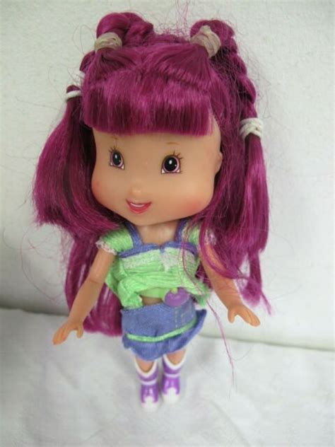 Strawberry Shortcake Doll 7 Candy Pops Playmates 2007 Purple Hair Ebay