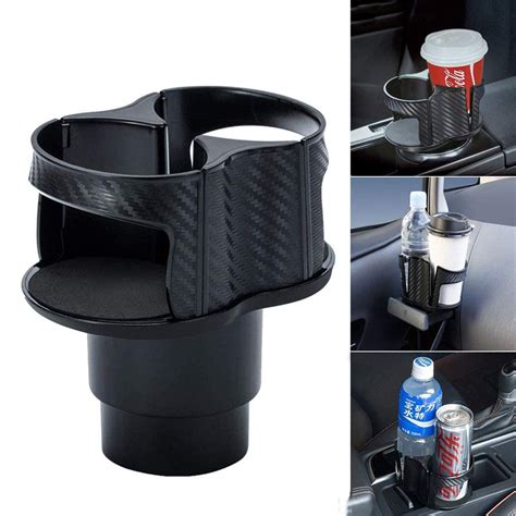 Senzeal Auto Car Cup Holder Organizer With Adjustable Base