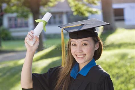 Young Woman Graduate Stock Photo Image Of Accomplishment 6525630