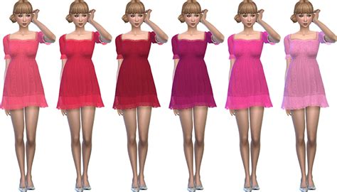 Sims 4 Ccs The Best Baby Doll Dress Recolors By