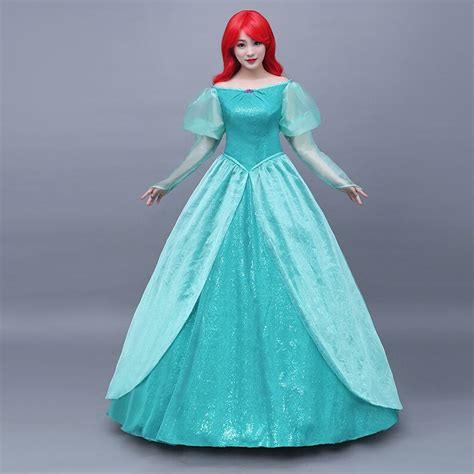Ariel Costume Adult Little Mermaid Dress Disney Princess Etsy