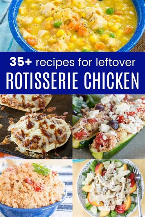 Chicken recipes poultry main dish. 35+ Easy Leftover Rotisserie Chicken Recipes in 2020 | Rotisserie chicken recipes leftover ...