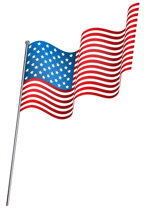All images are transparent background and unlimited download. American Waving Flag PNG Clip Art