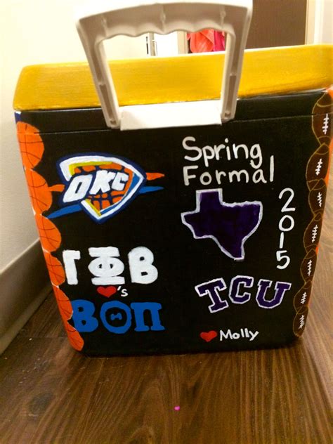 Frat cooler #Beta #GammaPhiBeta #TCU #OKC | Frat coolers, Cooler, Tcu