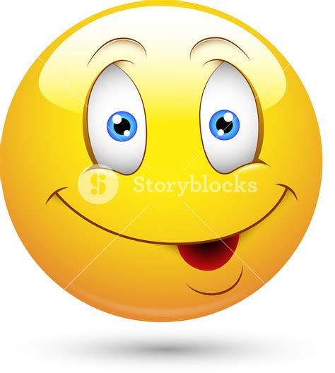 Smiley Vector Illustration Charming Face Royalty Free Stock Image