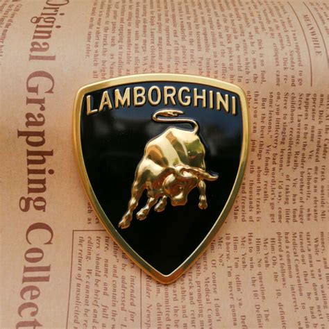 Lamborghini Metal Sticker Bull Emblem Badge 7363mm 1pc Ebay