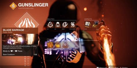 Destiny 2 Hunter Gunslinger Build Guide