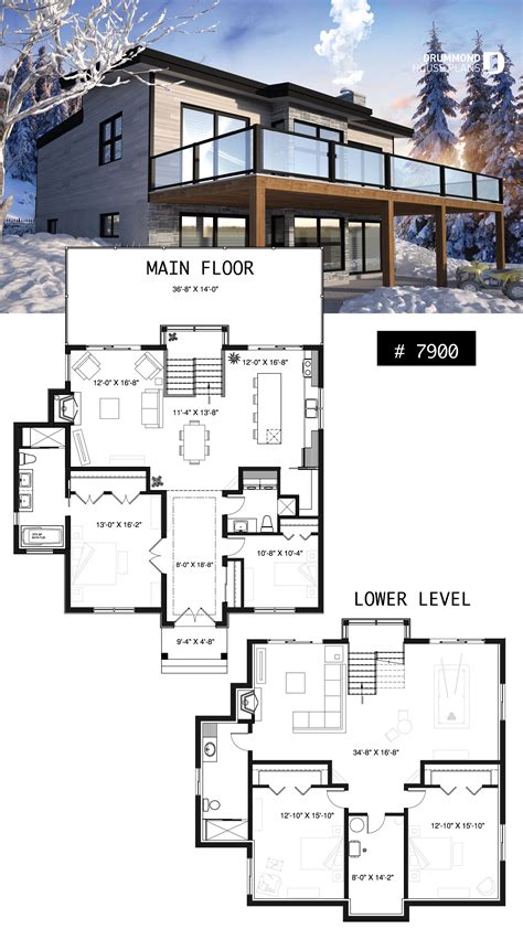 Waterfront House Plans With Walkout Basement