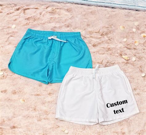 Customized Mens Shorts Personalized Shorts Groomsmen Etsy