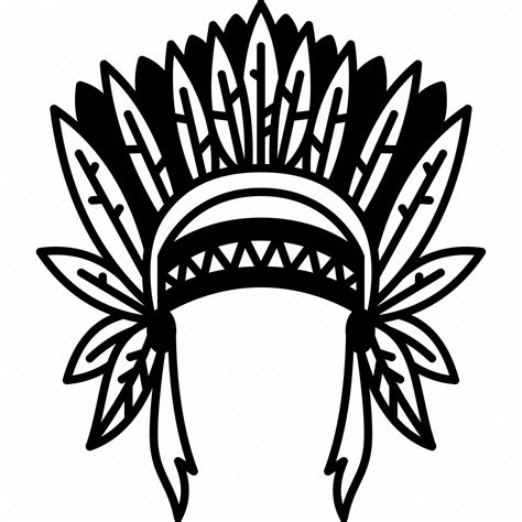 Headdress Feather Indian Tribe Ornament Icon Download On Iconfinder