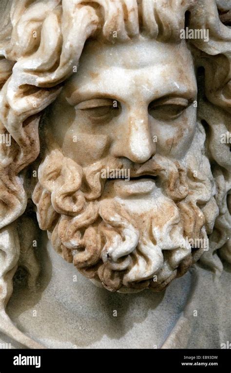 Marble Statue Of Zeus Serapis God Created By The Greek Pharaoh