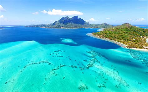 Hd Wallpaper Bora Bora In French Polynesia Small Island In South