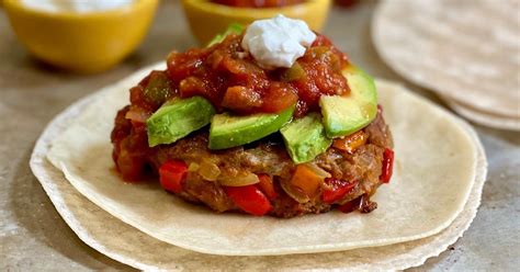 Give Turkey Burgers A Tex Mex Inspired Twist With Peppers Onions And A