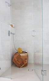 Wood Shower Shelf Photos