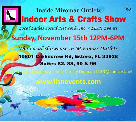 Indoor Arts And Crafts Show Sunday November 15th 12pm 6pm