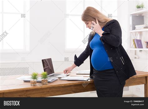Pregnant Businesswoman Image Photo Free Trial Bigstock