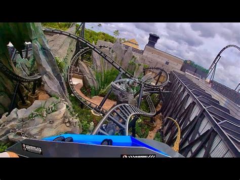 Jurassic World Velocicoaster Front Row On Ride Pov At Universals Islands Of Adventure Best Quality