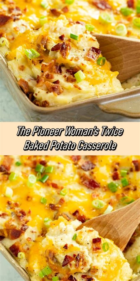 Place sweet potatoes in a large saucepan with enough water to cover. The Pioneer Woman's Twice Baked Potato Casserole - Recipe ...