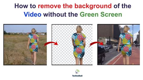 How To Remove The Background Of The Video Without The Green Screen