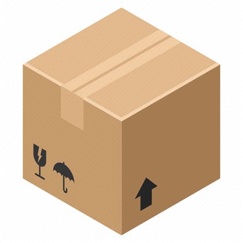 box cardboard carton delivery package packaging ship icon download on iconfinder