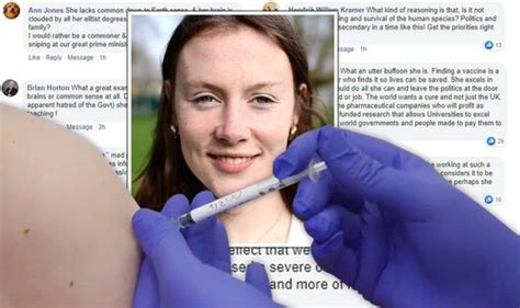 Oxford Coronavirus Vaccine Trial Lecturer Savaged By Britons Over