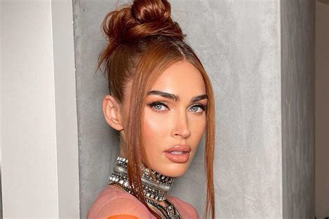 Megan Fox Turns Up The Heat In A Completely Sheer Dress That Matches Her Fiery Red Hair