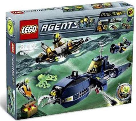 Lego Agents Mission 7 Deep Sea Quest Exclusive Set 8636 Toywiz