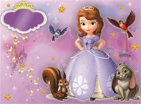 Princesa Sofia Princess Sofia Invitations Disney Princess Sofia