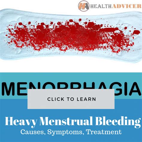 Menorrhagia Heavy Menstrual Bleeding Causes Symptoms Treatment