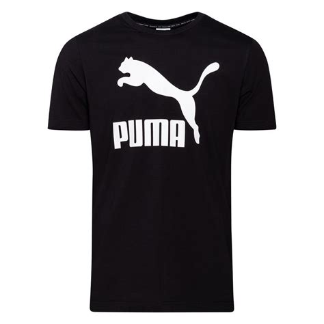 Puma T Shirt Classics Logo Noirblanc Unisportstorefr