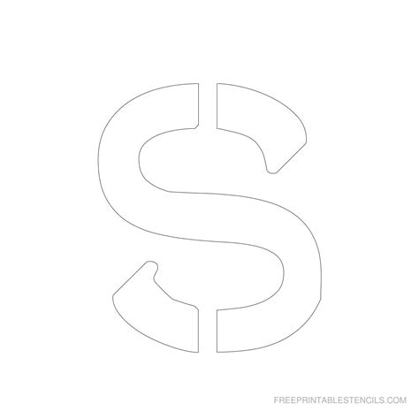 printable 4 inch letter stencil s free stencils printables letter