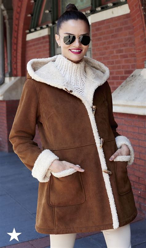 Easy To Dress Up Or Down This Jones New York Faux Shearling Toggle Coat Will Quickly Become A