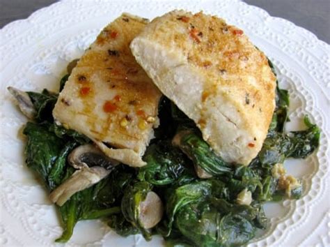 Simple Baked Fish With Spinach Recipe Simple Nourished Living