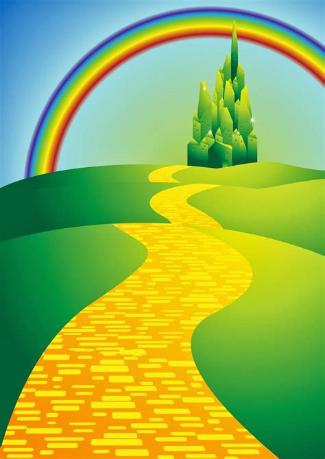 Wizard Of Oz Yellow Brick Road Were Off To See The Wizard Wizard Of