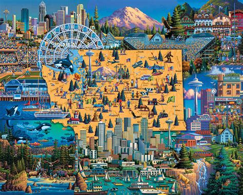 Best Of Texas 500 Piece Jigsaw Puzzle Dowdle Tri M Specialty Products