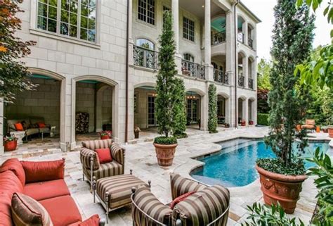 145 Million French Inspired Stone Mansion In Dallas Tx Homes Of