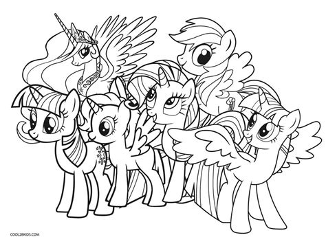 Dibujos De My Little Pony Para Colorear Páginas Para