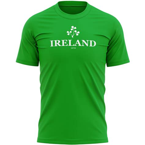 Irish Supporter T Shirt Mens Purple Print House