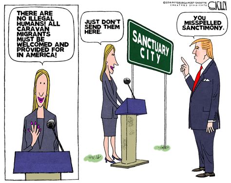 Welcome To Sanctuary City Political Cartoons Daily News
