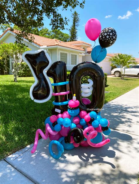 Things to know before placing an order: Tik Tok Birthday Balloon Bouquet | Birthday balloons ...