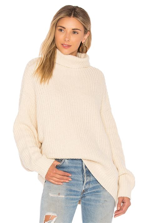 Free People Swim Too Deep Pullover Sweater In Ivory Revolve